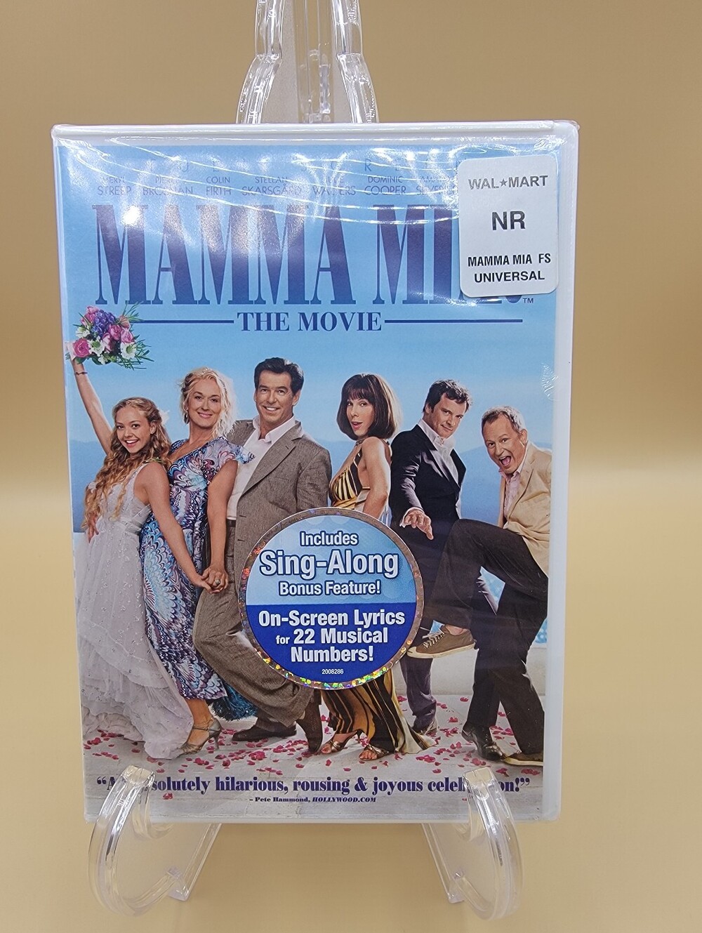 Mamma Mia The Movie DVD 2008 Full Screen Sing Along Sealed New
